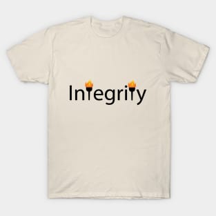 Integrity artistic typography design T-Shirt